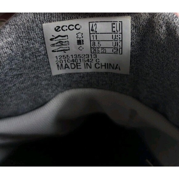 ECCO BIOM Hybrid 3 BOA GORE-TEX YAK Golf Shoes White Yellow Womens Size 11 - Picture 11 of 11